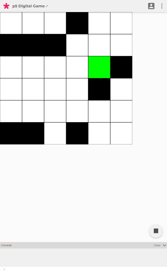 p5.js digital game